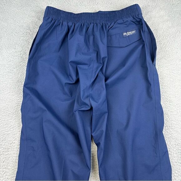 Tourney Rain Pants Mens Large Blue Branded Waterproof Fabric Outdoor Hiking Camp - Picture 5 of 16